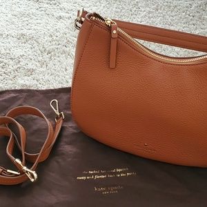 Kate Spade tan Aiden hobo bag